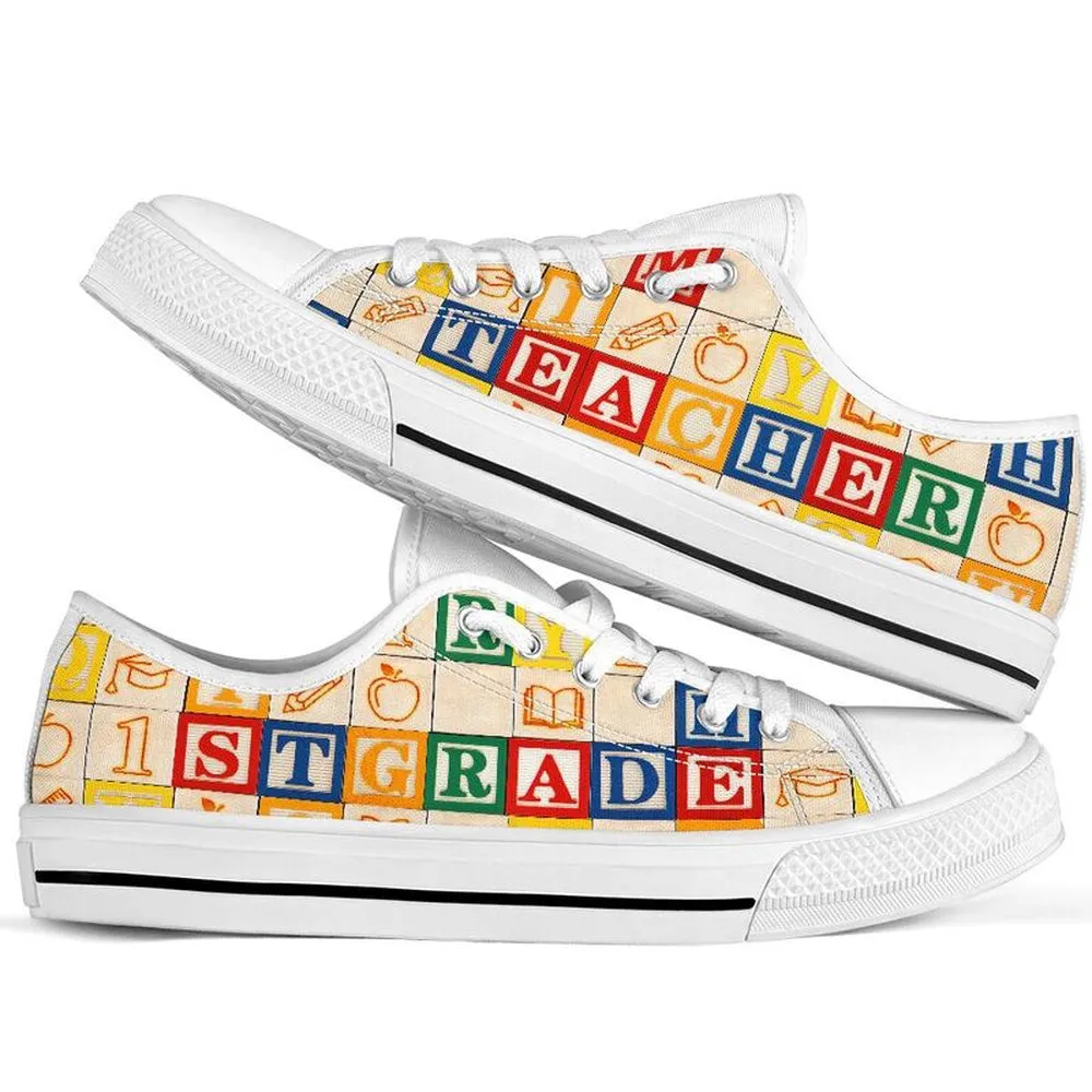 1St Grade Teacher Al Wooden Shoes Shoes, Teacher Shoes, Low Top Sneakers