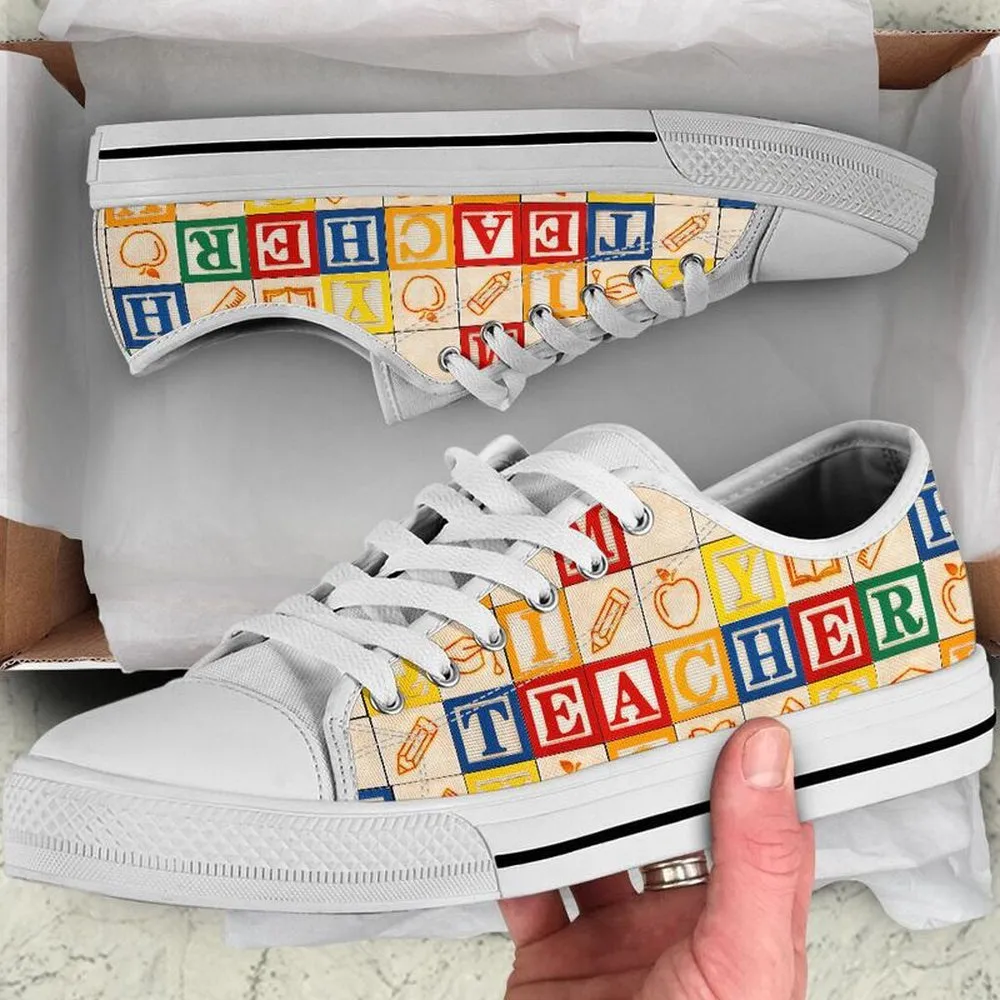 1St Grade Teacher Al Wooden Shoes Shoes, Teacher Shoes, Low Top Sneakers