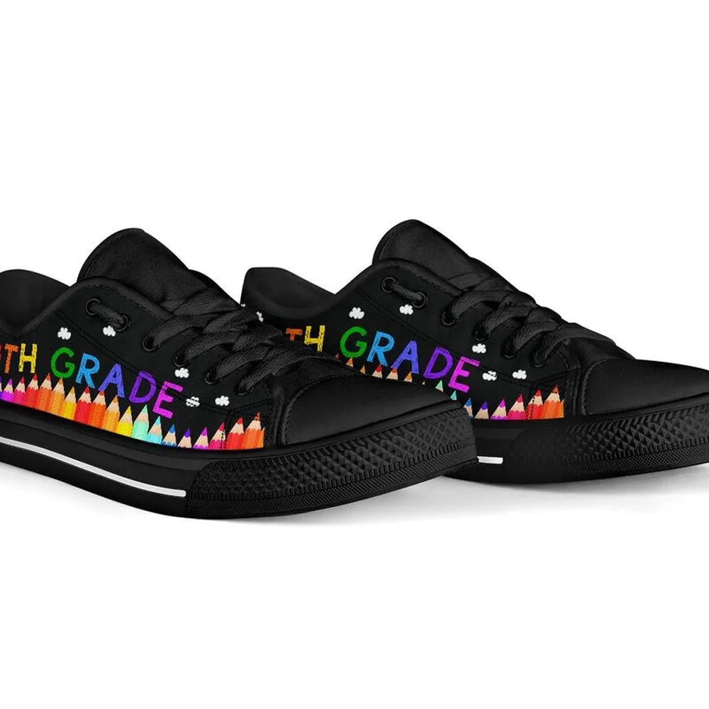 4Th Grade Abc Low Top Shoes, Teacher Shoes, Low Top Sneakers