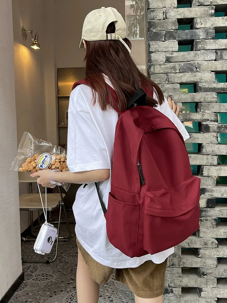 Backpack Female Japanese Style Simple Campus Travel Bag