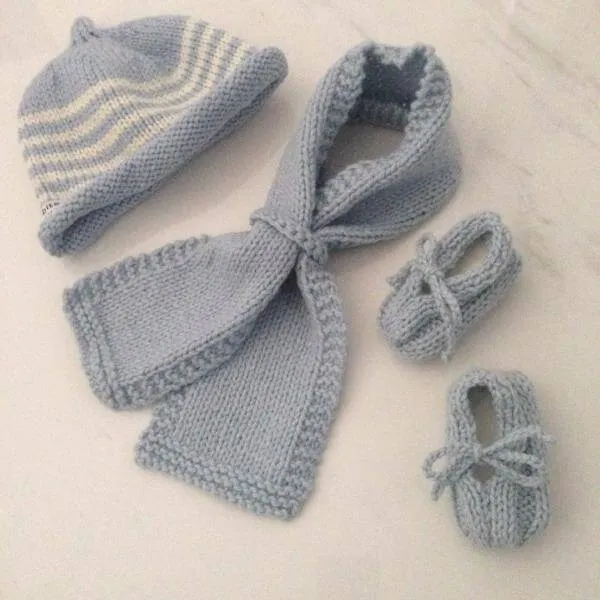 Beanie, Scarf & Loafers Set