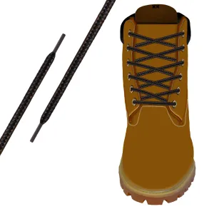 Black & Brown Heavy-Duty Pro Boot Lace