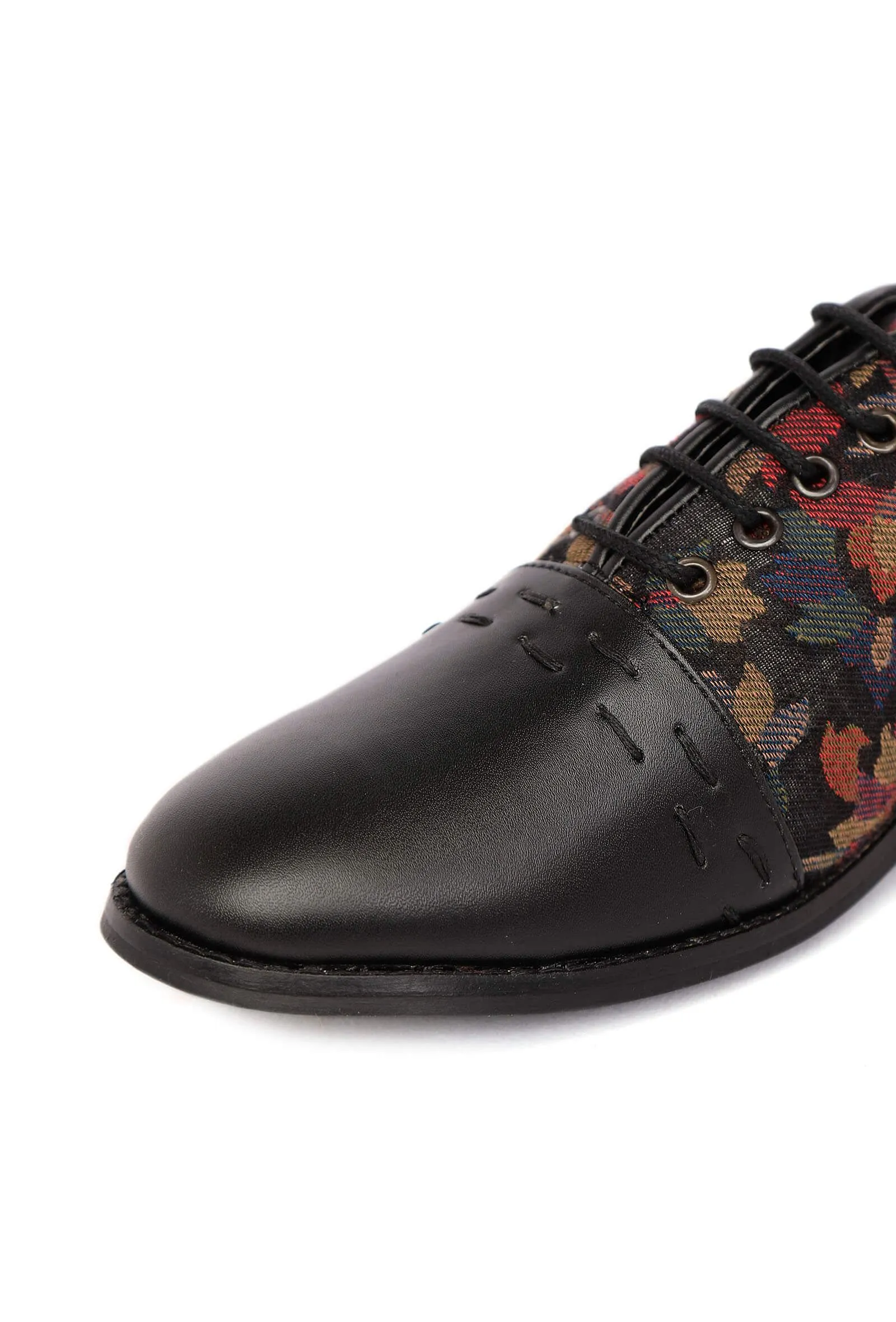 Black Kani Cruelty Free Oxford Shoes