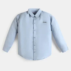 Boys Oxford Casual Shirt - LIGHT BLUE