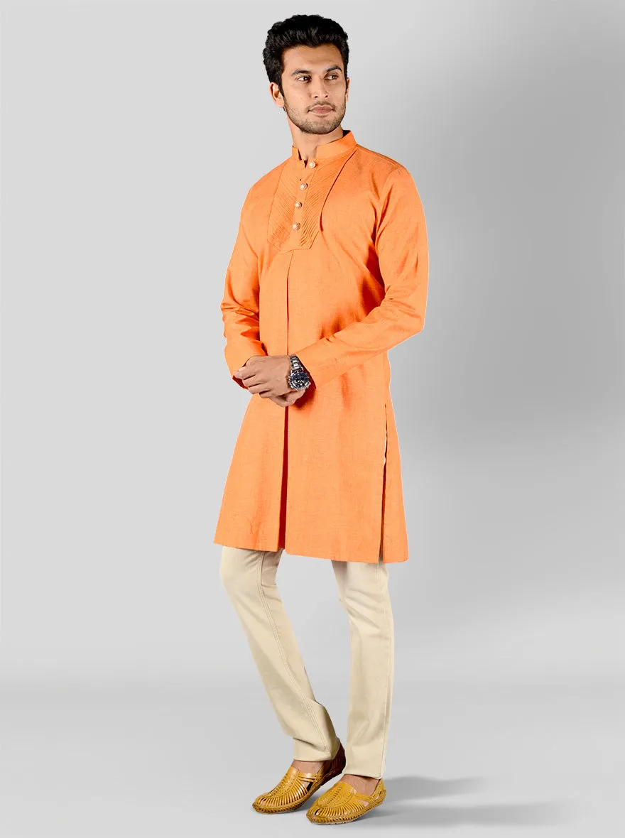 Bright Orange Kurta | Azania