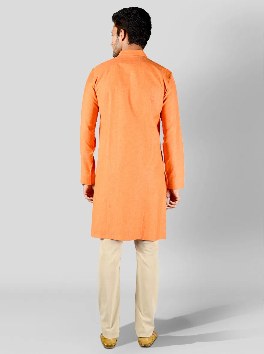 Bright Orange Kurta | Azania