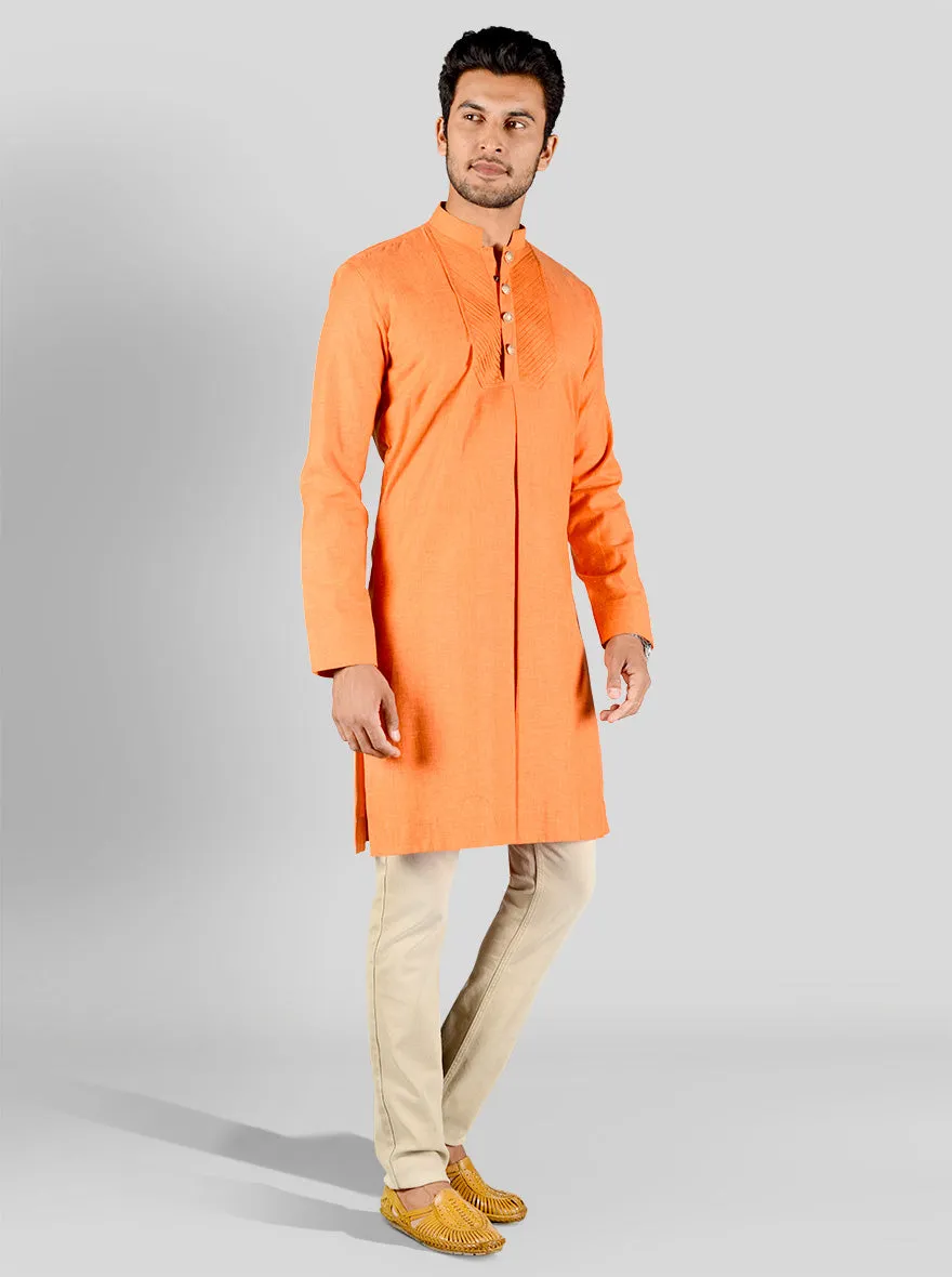 Bright Orange Kurta | Azania