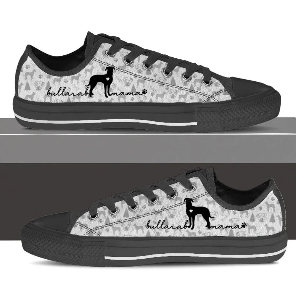 Bull Arab Low Top Shoes, Dog Printed Shoes, Canvas Shoes For Men, Women