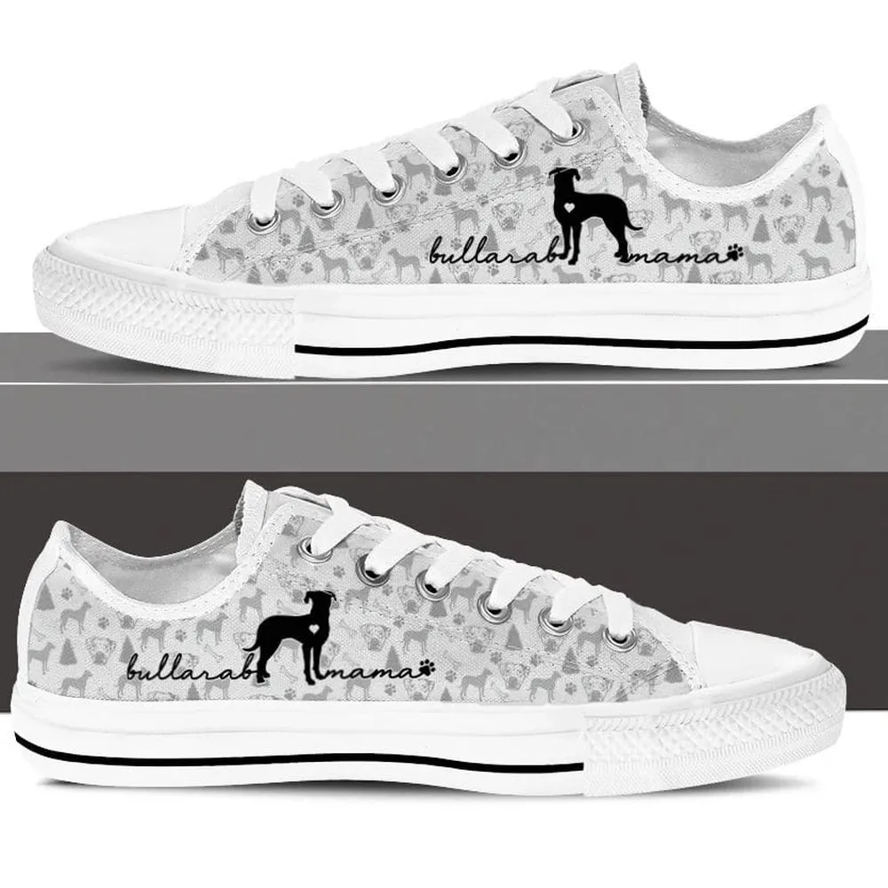 Bull Arab Low Top Shoes, Dog Printed Shoes, Canvas Shoes For Men, Women