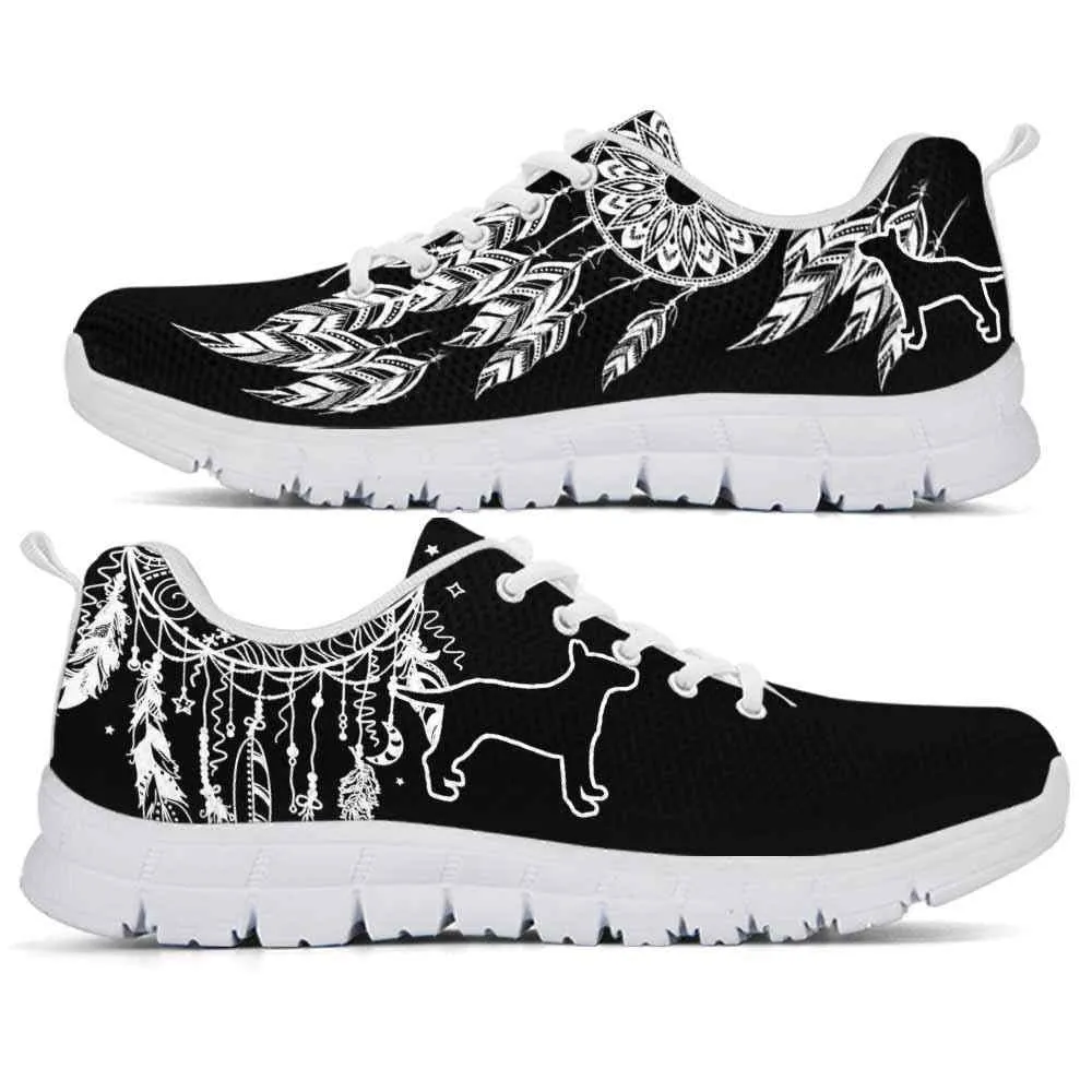 Bull Terrier Sneaker, Bull Terrier Dreamcatcher Sneakers Running Shoes Gift Women Men, Bull Terrier Shoes