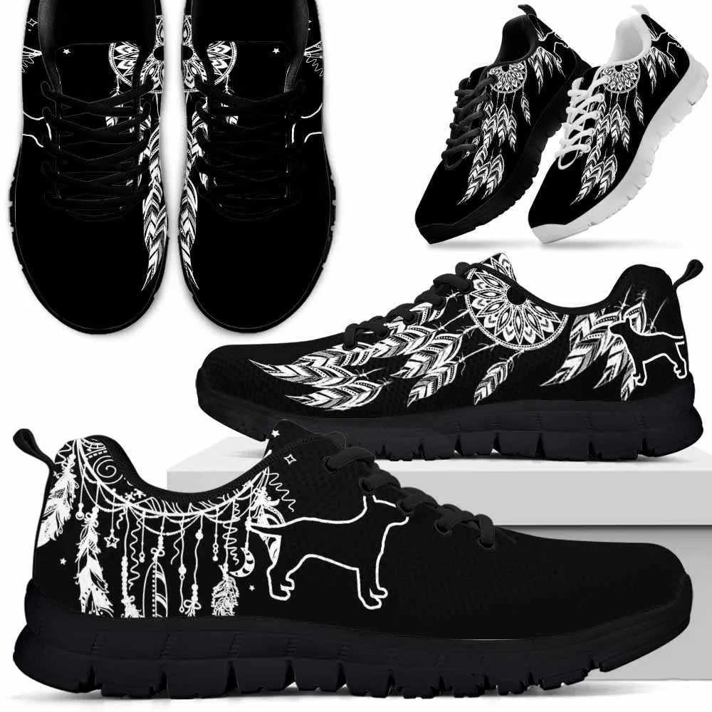 Bull Terrier Sneaker, Bull Terrier Dreamcatcher Sneakers Running Shoes Gift Women Men, Bull Terrier Shoes