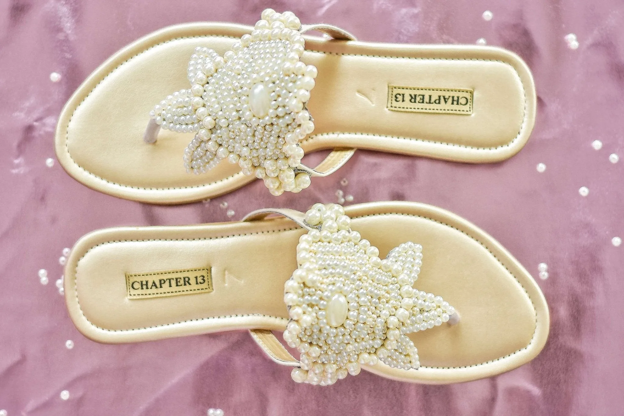 Chappals | Pearly Gulab