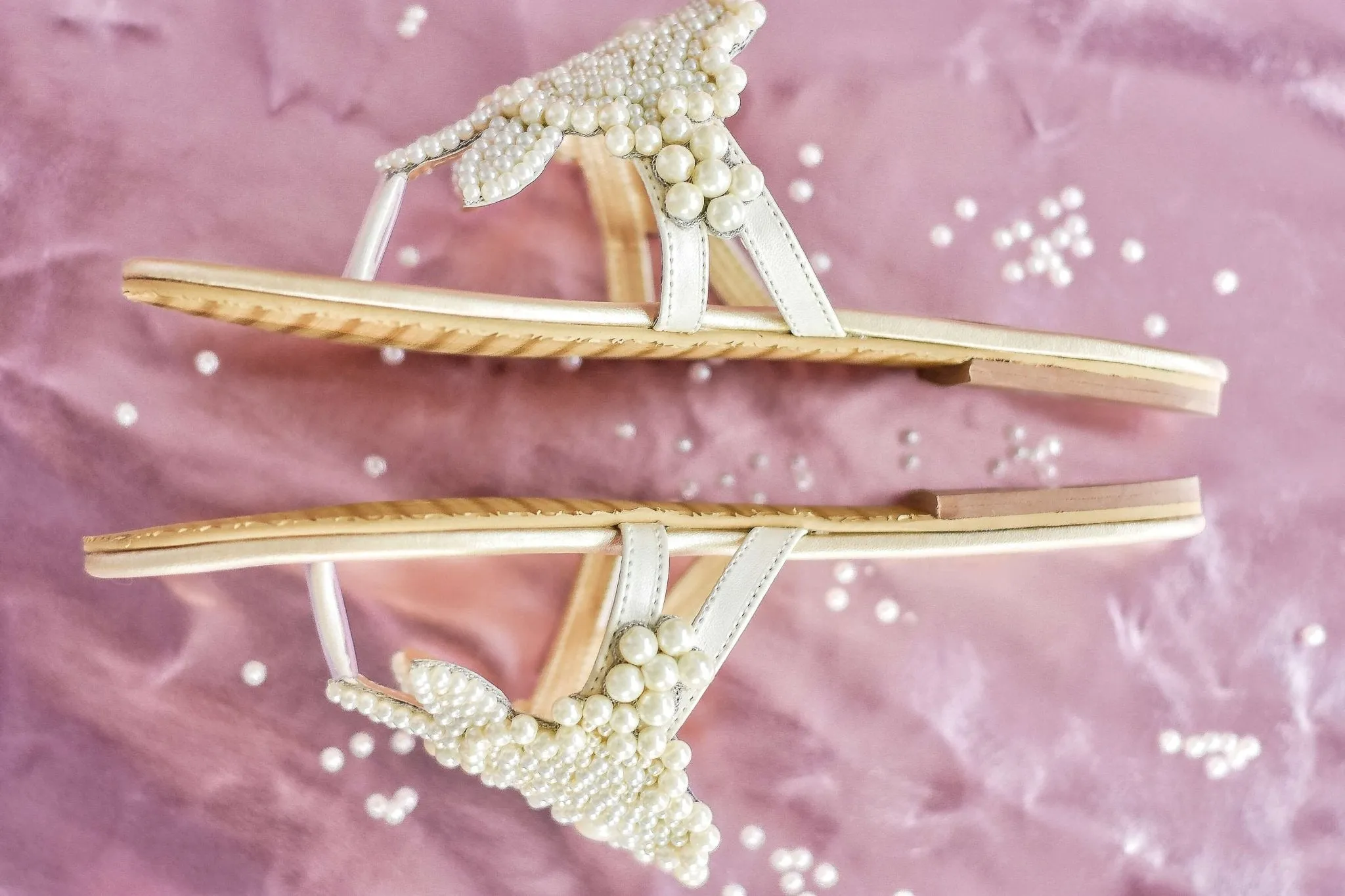 Chappals | Pearly Gulab