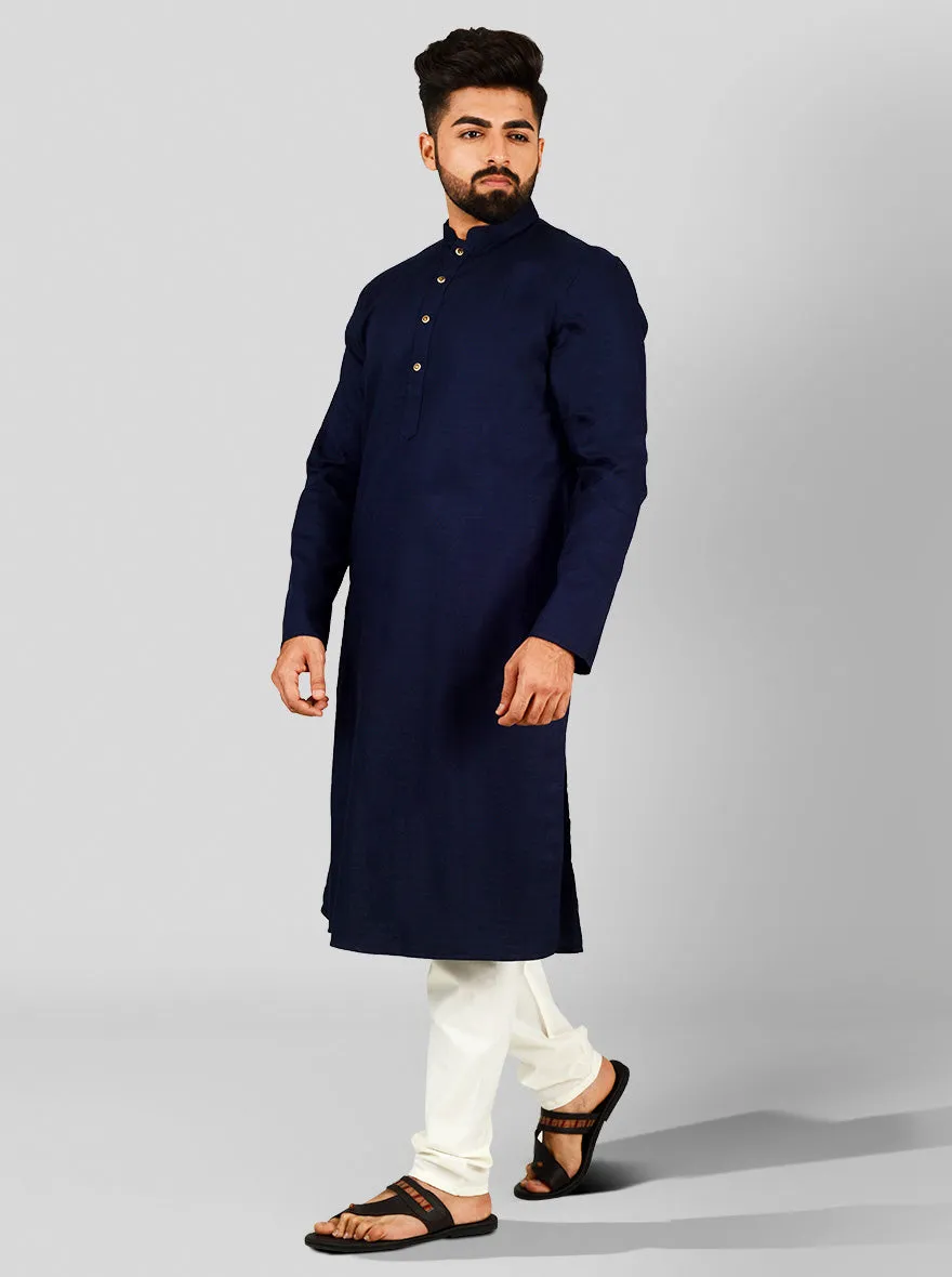 Dark Blue Kurta Set | Azania