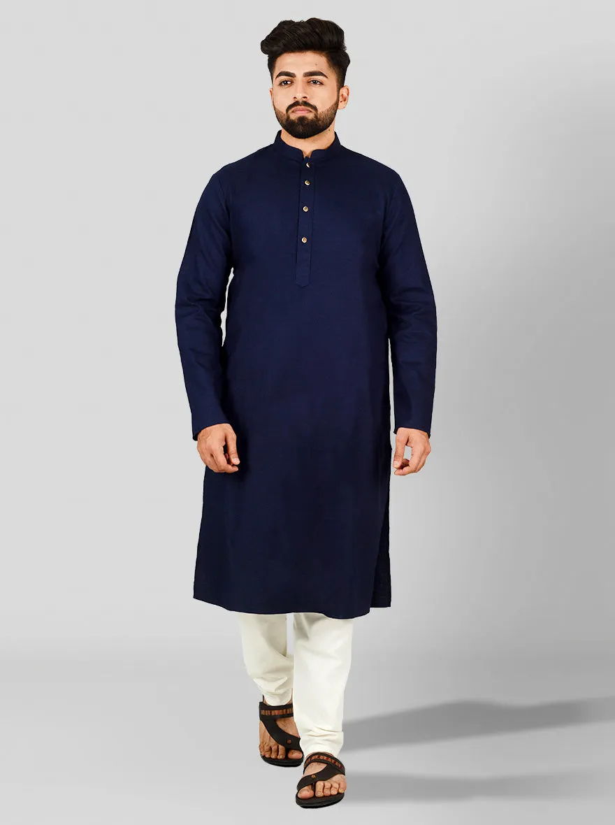 Dark Blue Kurta Set | Azania