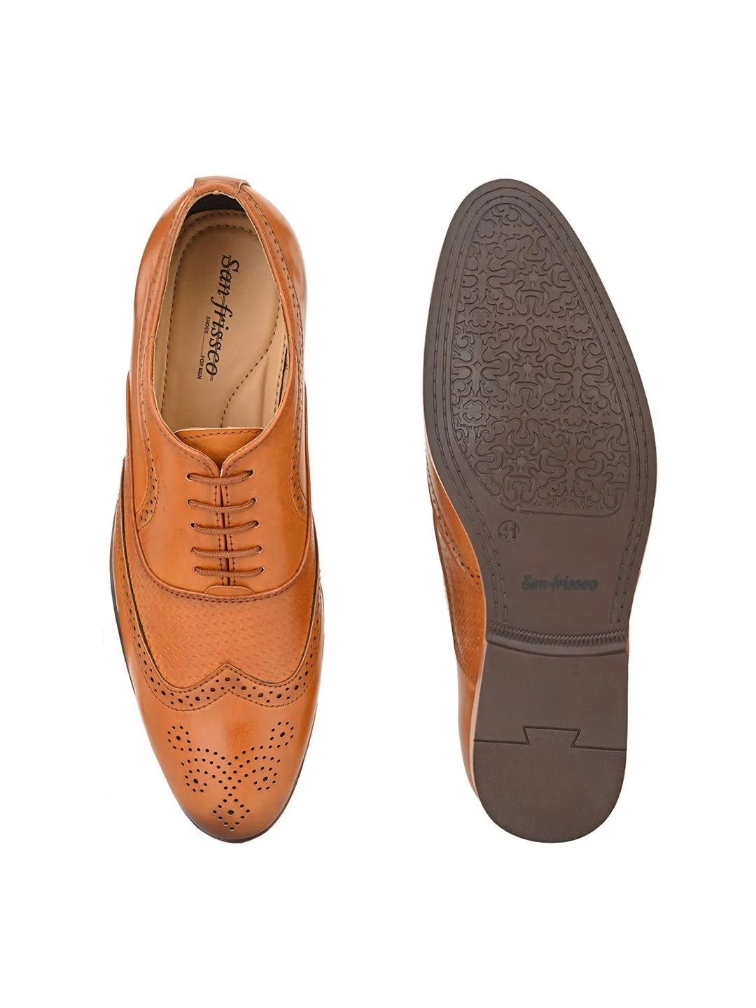 Debonair Tan Lace-ups