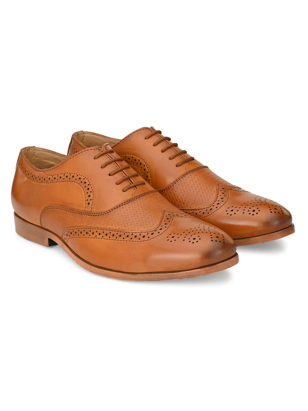 Debonair Tan Lace-ups