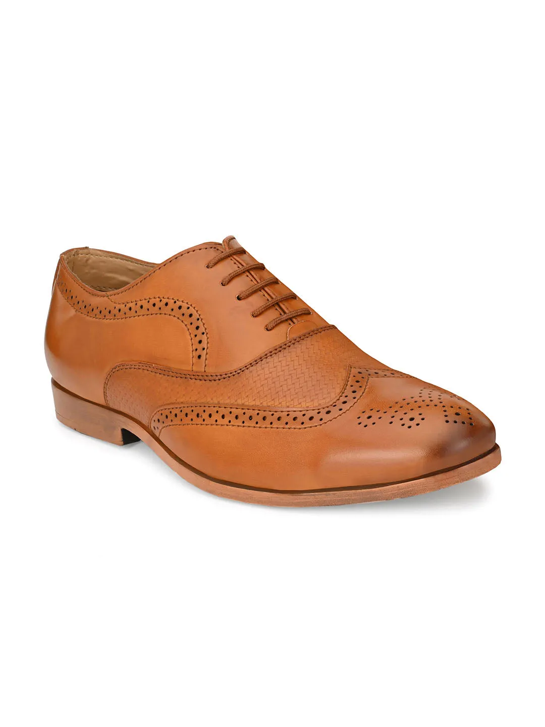 Debonair Tan Lace-ups