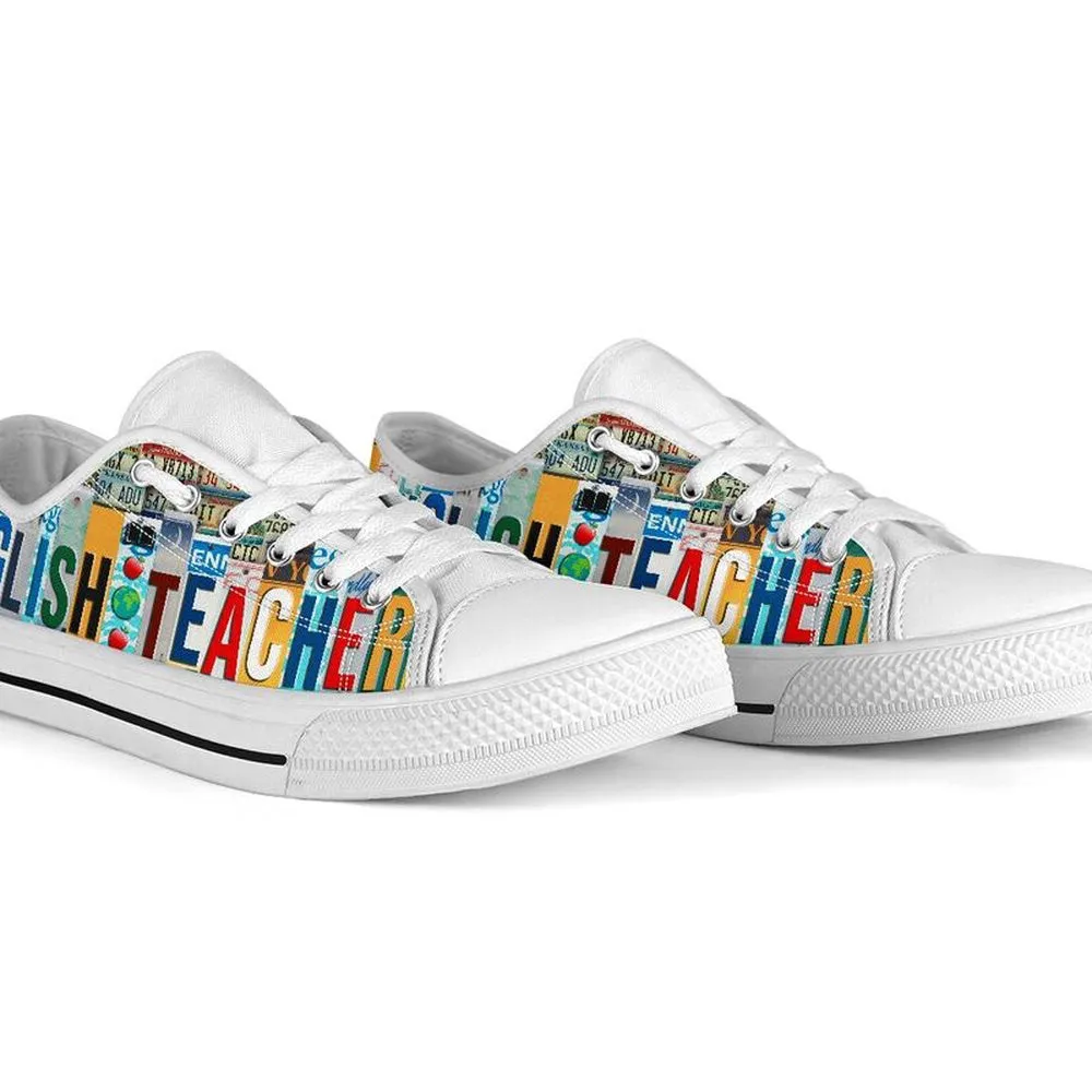 English Teacher Shoes, Teacher Shoes, Low Top Sneakers