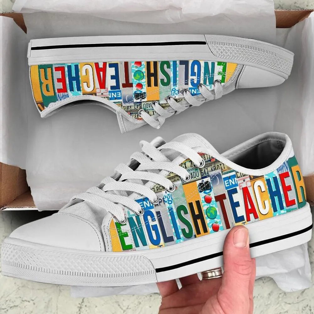 English Teacher Shoes, Teacher Shoes, Low Top Sneakers