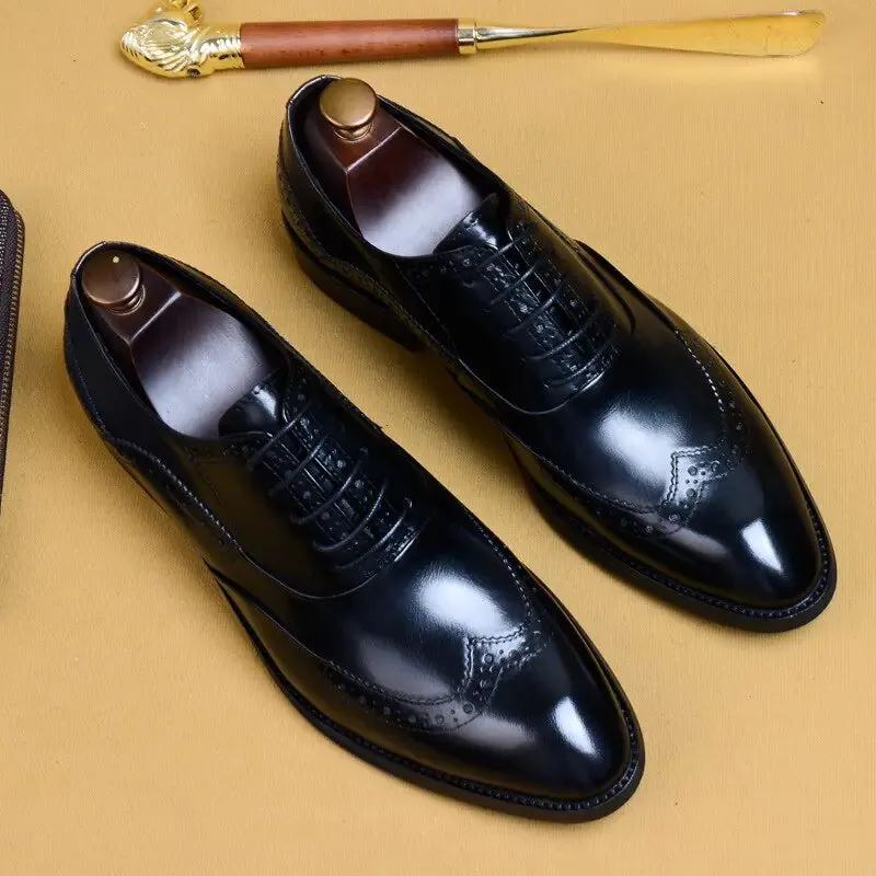 Genuine Leather Formal Oxford Shoes