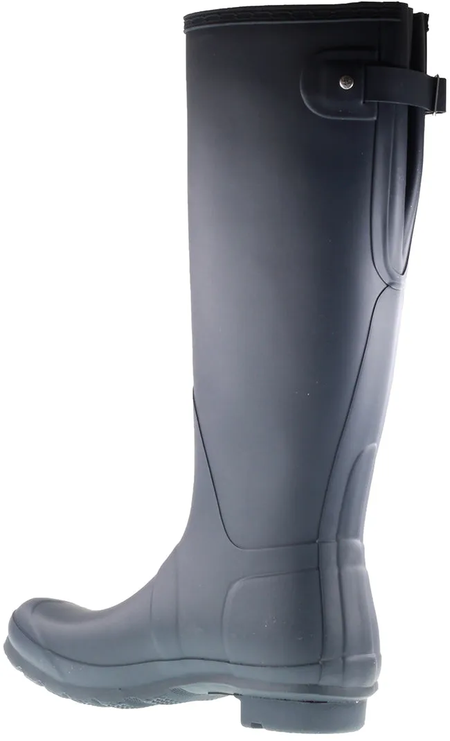 Hunter Wellies Womens Original Back Adjustable Navy