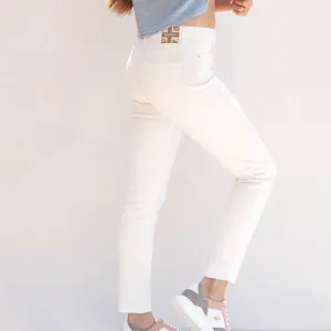 Icon White High Waisted Jeans