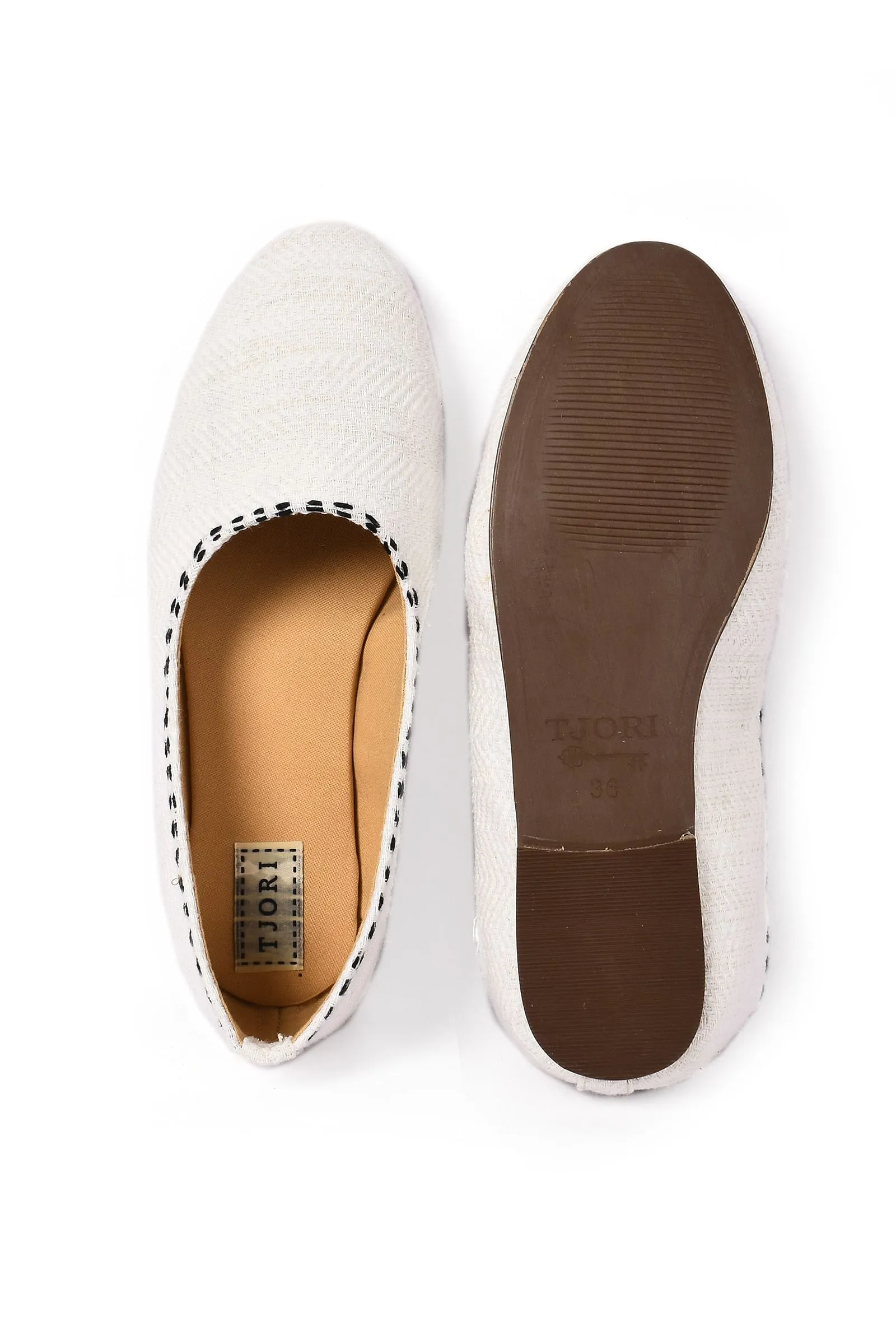 Irish White Pure Hemp Loafers