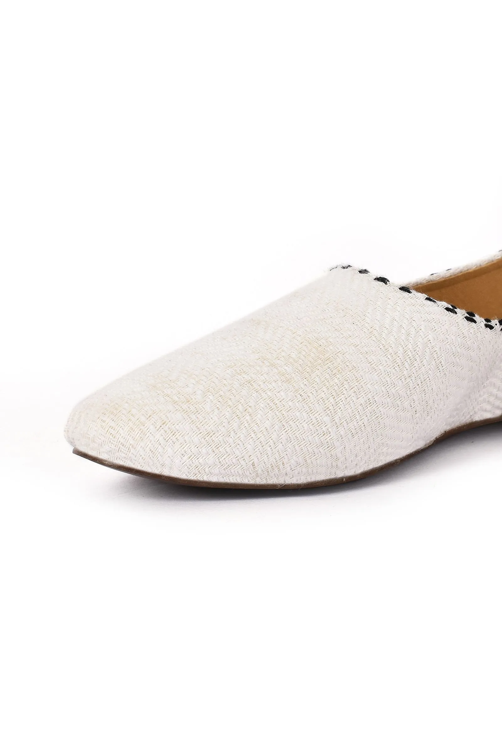 Irish White Pure Hemp Loafers