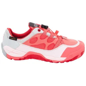 Jack Wolfskin Jungle Gym Texapore Low Kids Flamingo