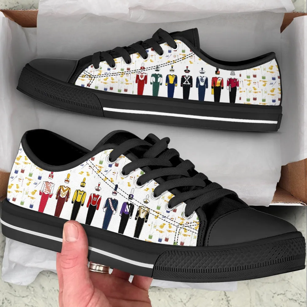 Marching Band People Low Top - Fashion Casual Shoes, Canvas Shoes Design, Low Top Sneaker