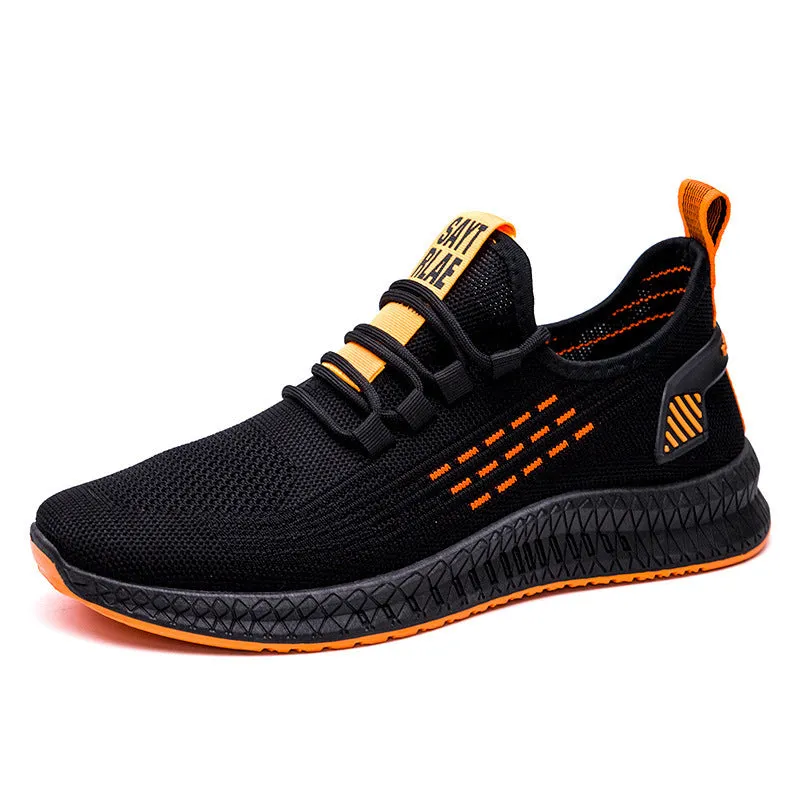 Men's Casual Fly Woven Breathable Sports Shoes