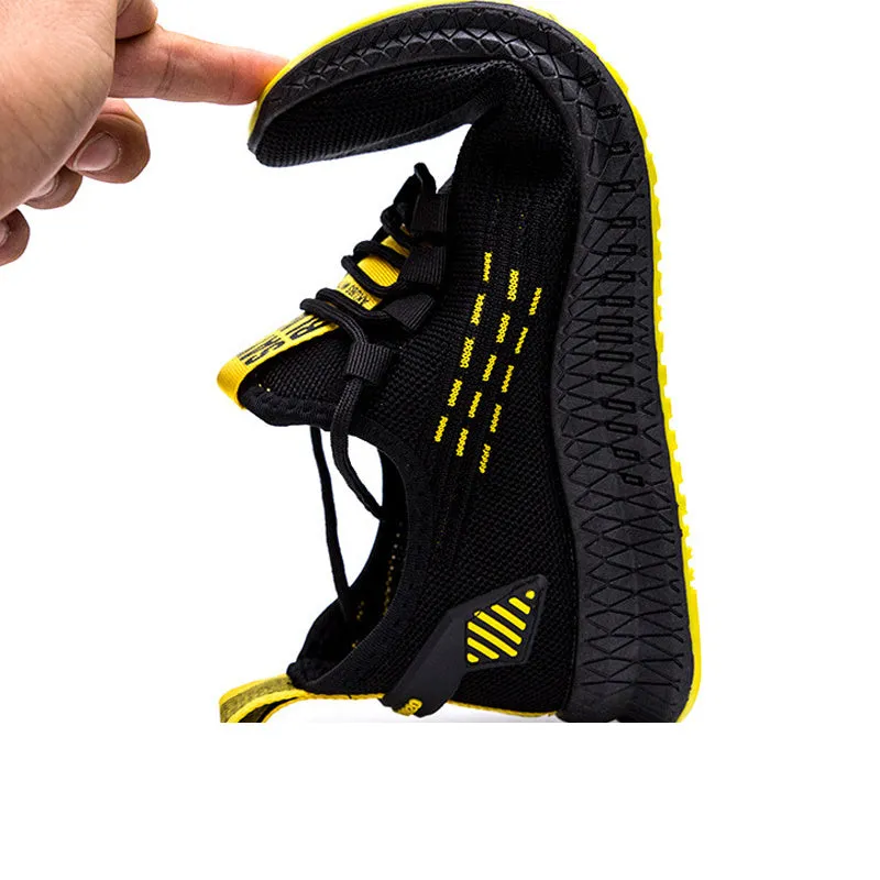 Men's Casual Fly Woven Breathable Sports Shoes