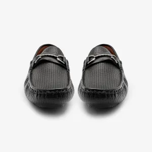 Mens Horsebit Buckle Loafers