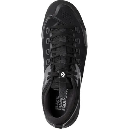 Men's Mission XP Leather Sneakers Black Diamond, Black-Granite