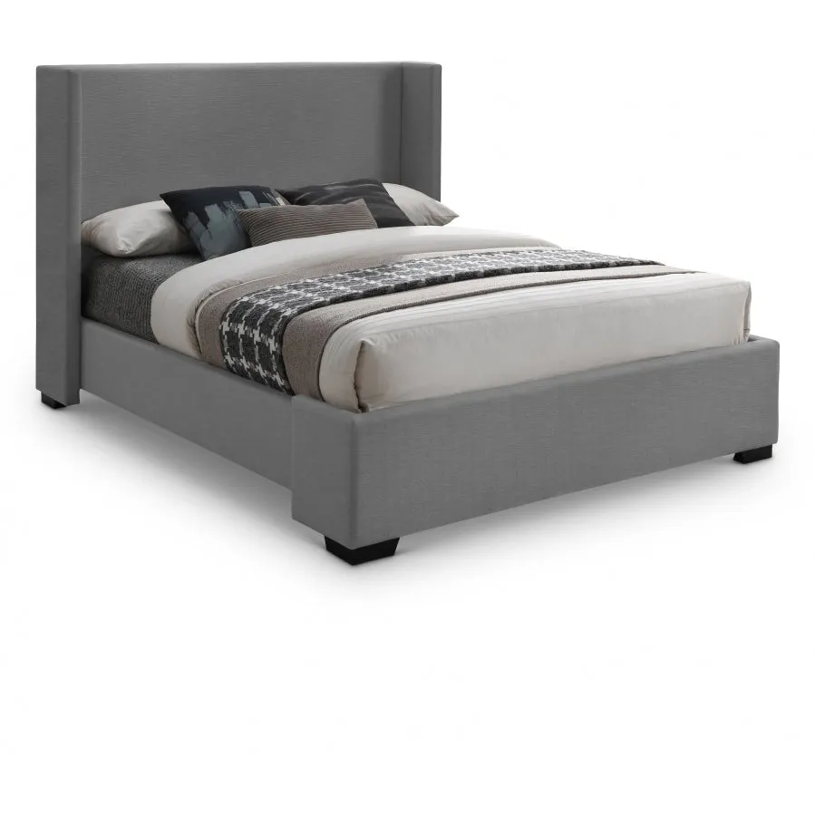 Meridian Furniture Oxford Linen Textured Bed