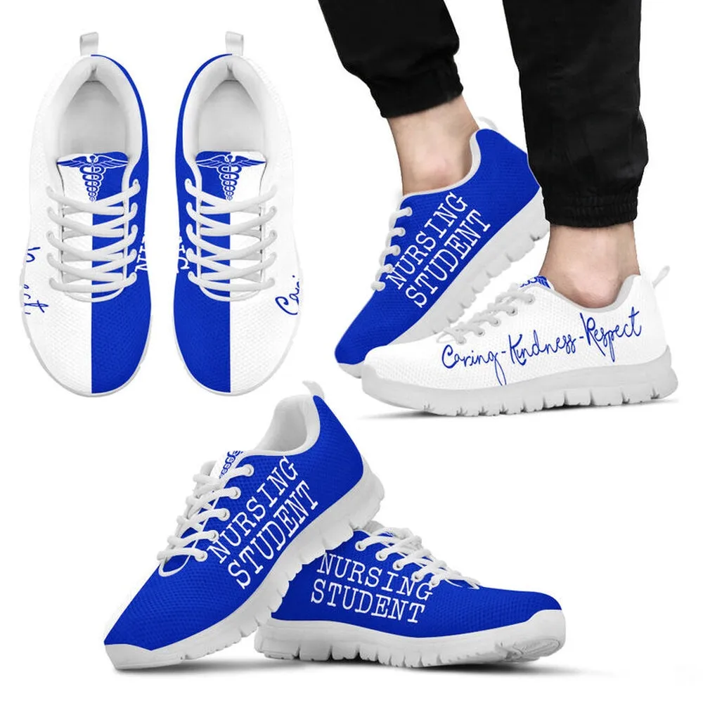 Nurse Sneaker, Nursing Student Royal Blue Sneakers, Best Shoes For Nurses