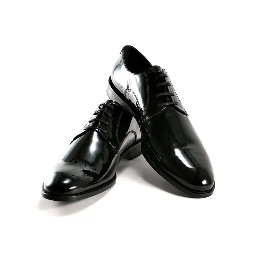 Plain Toe Black (patented Leather)