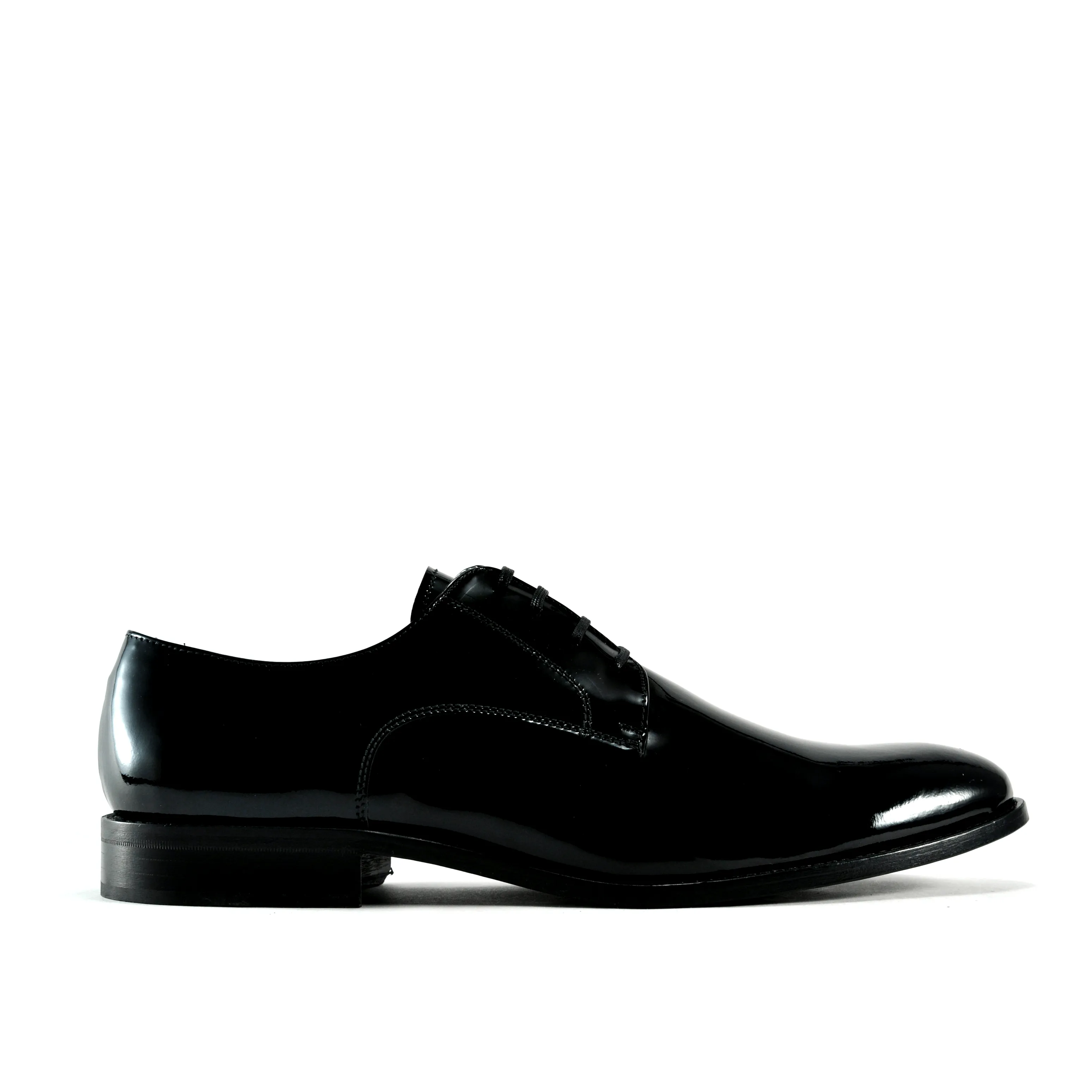 Plain Toe Black (patented Leather)