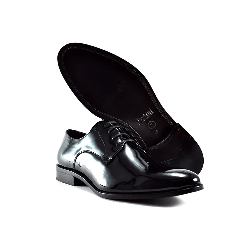 Plain Toe Black (patented Leather)