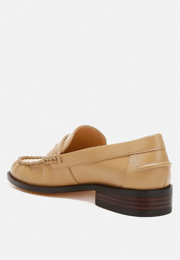 Plavia Genuine Leather Loafers