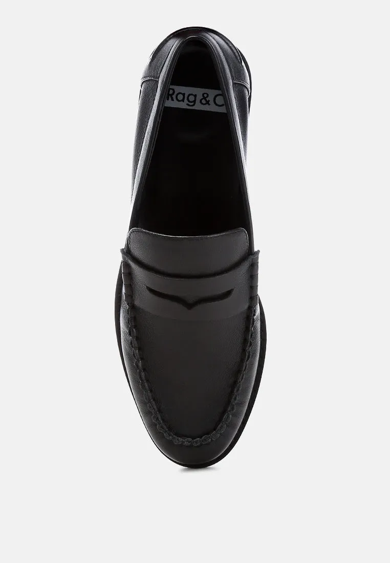 Plavia Genuine Leather Loafers