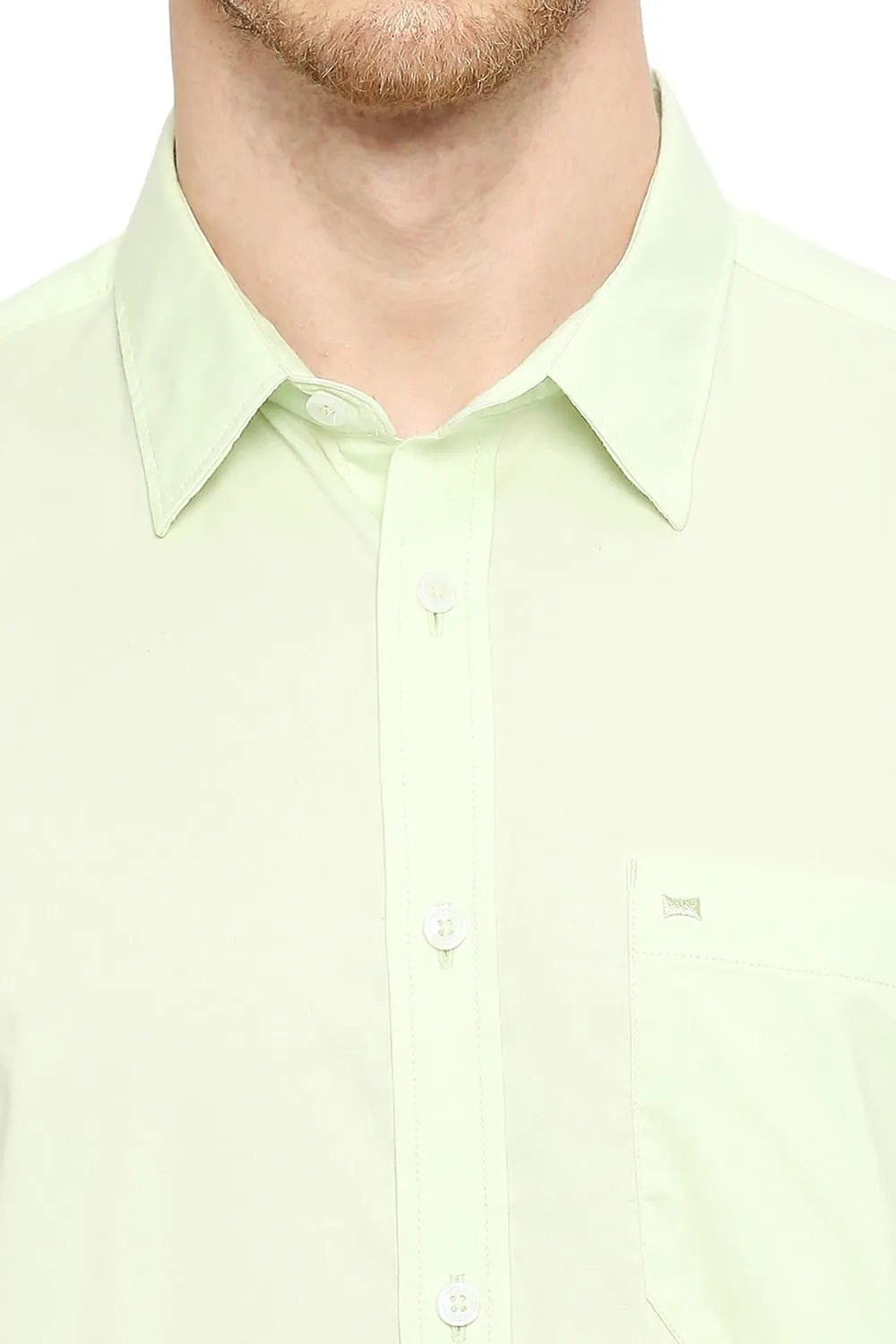 Slim Fit Cotton Oxford Halfsleeves Shirt