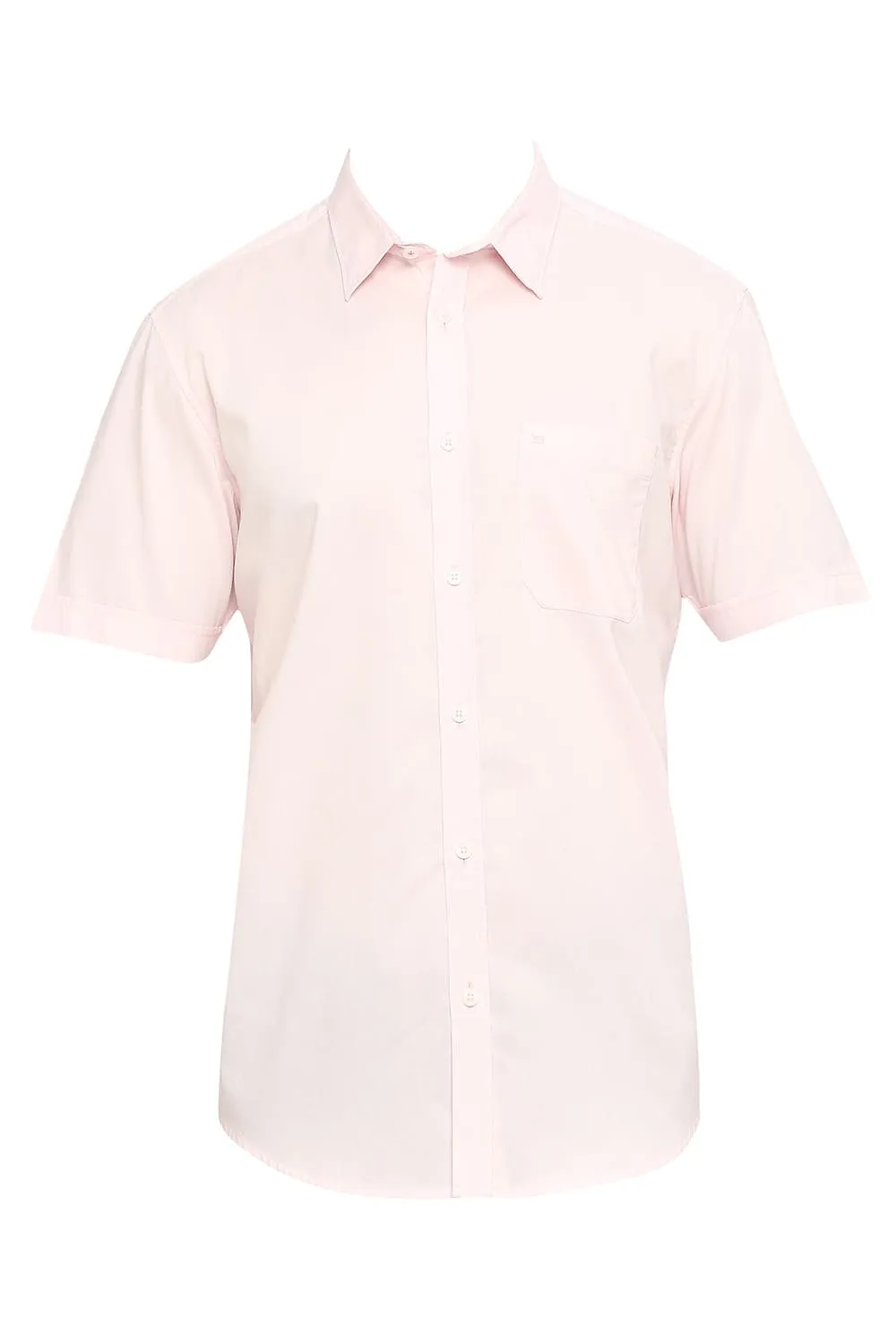 Slim Fit Cotton Oxford Halfsleeves Shirt