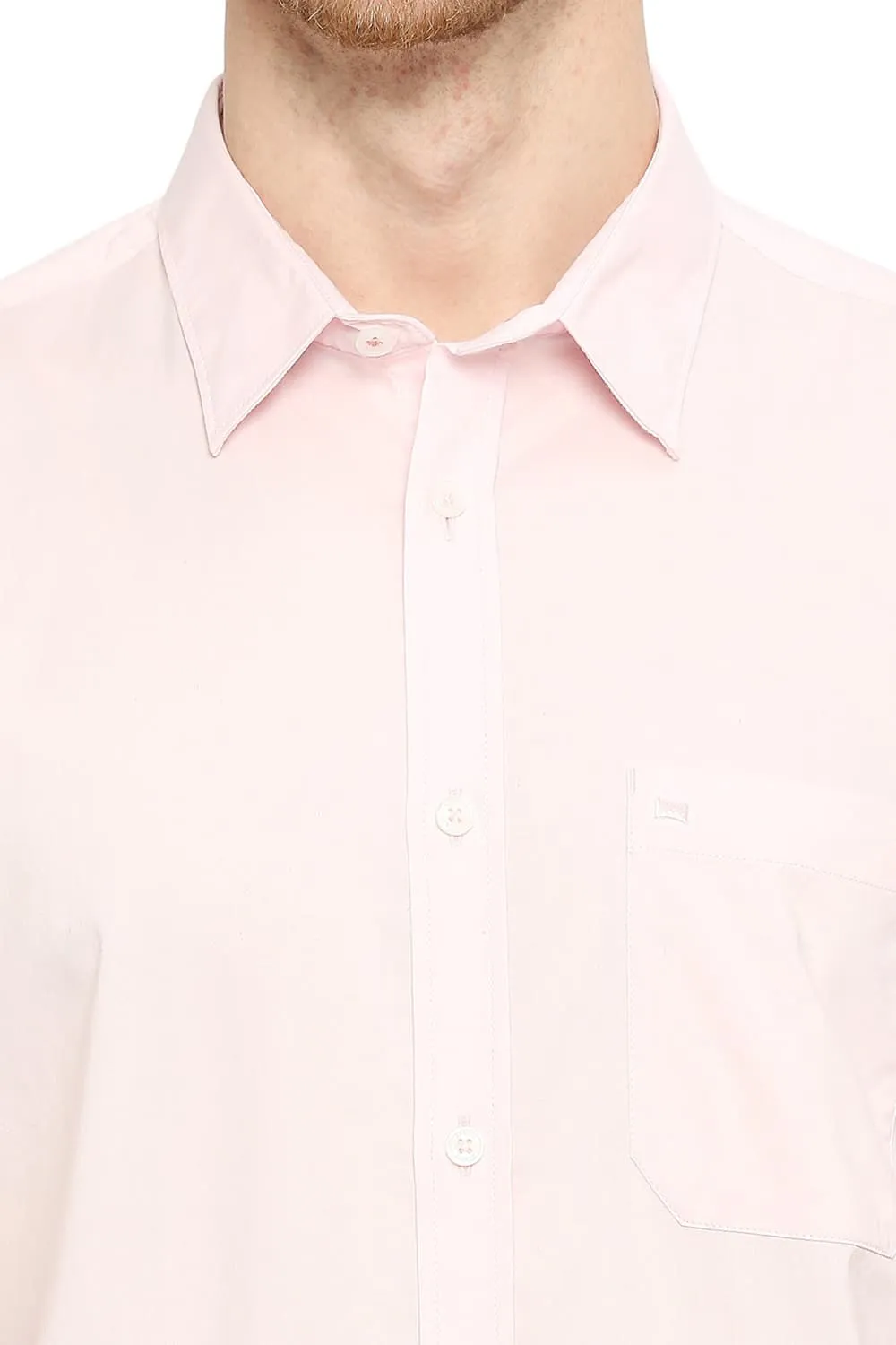 Slim Fit Cotton Oxford Halfsleeves Shirt