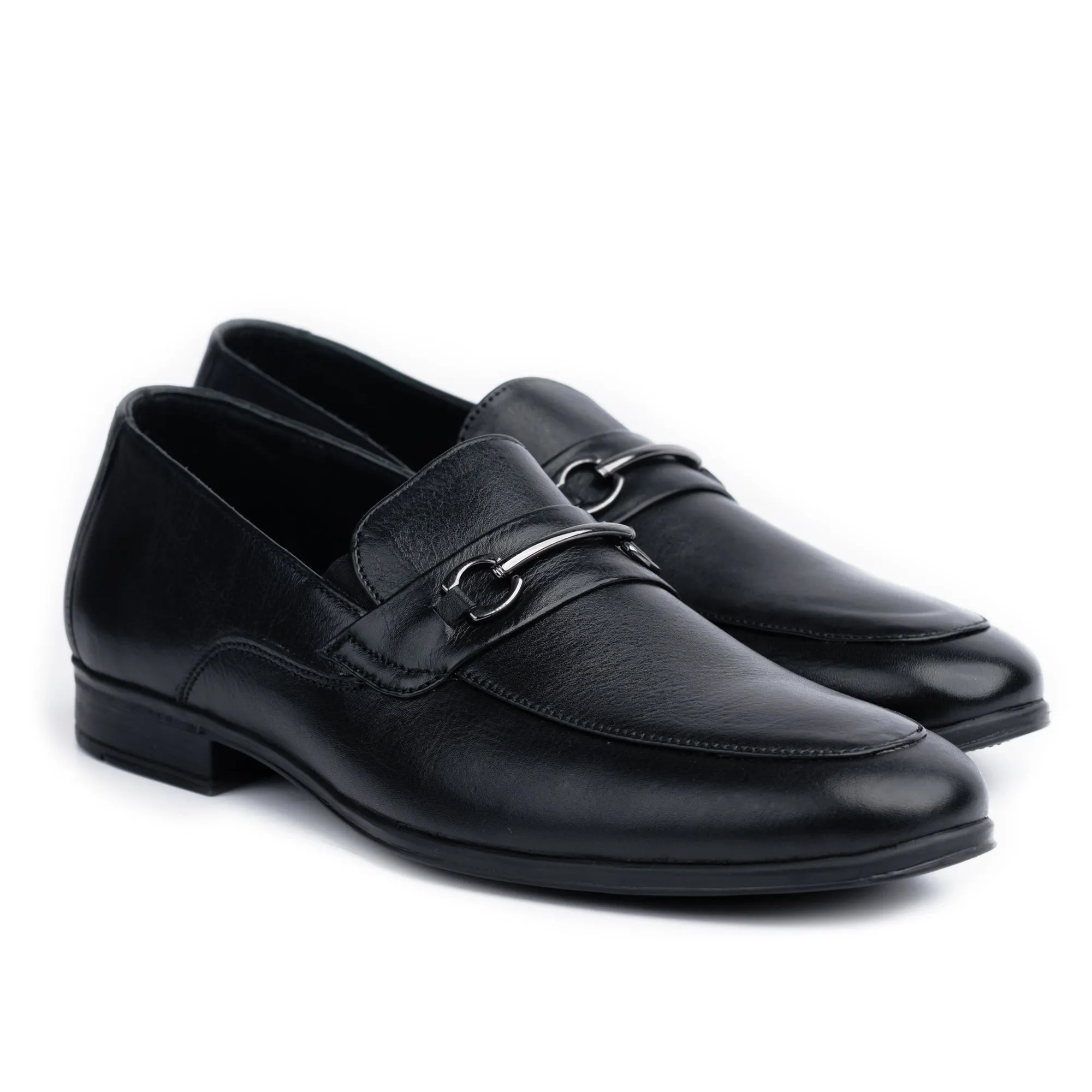 Smart & Sleek Black Loafers