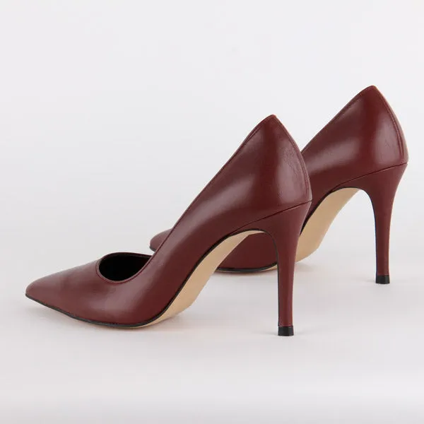 *UK size 2 - ROSE AVENUE - AW17 Court - clay, 9cm heels