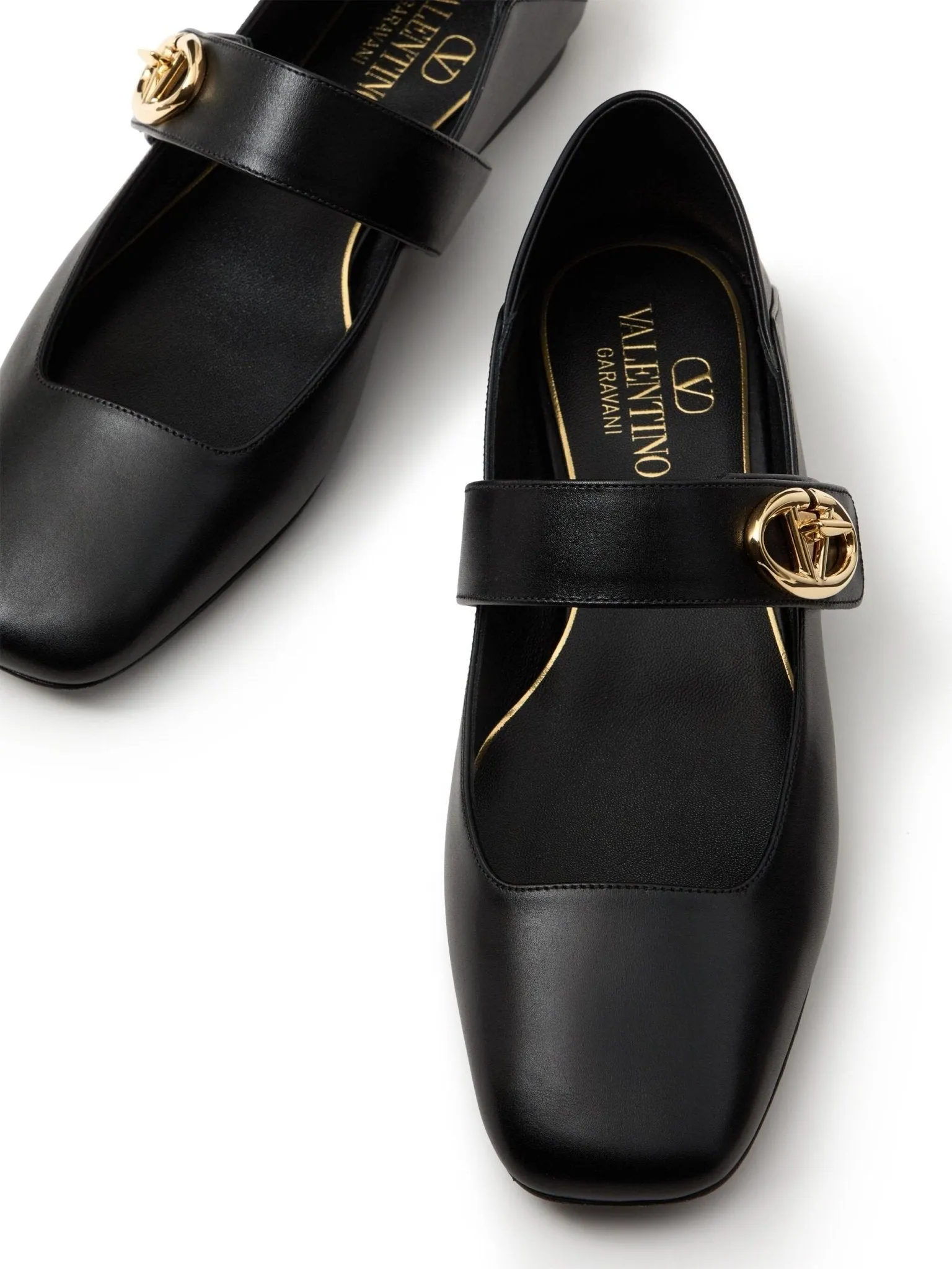 VLogo Moon leather loafers