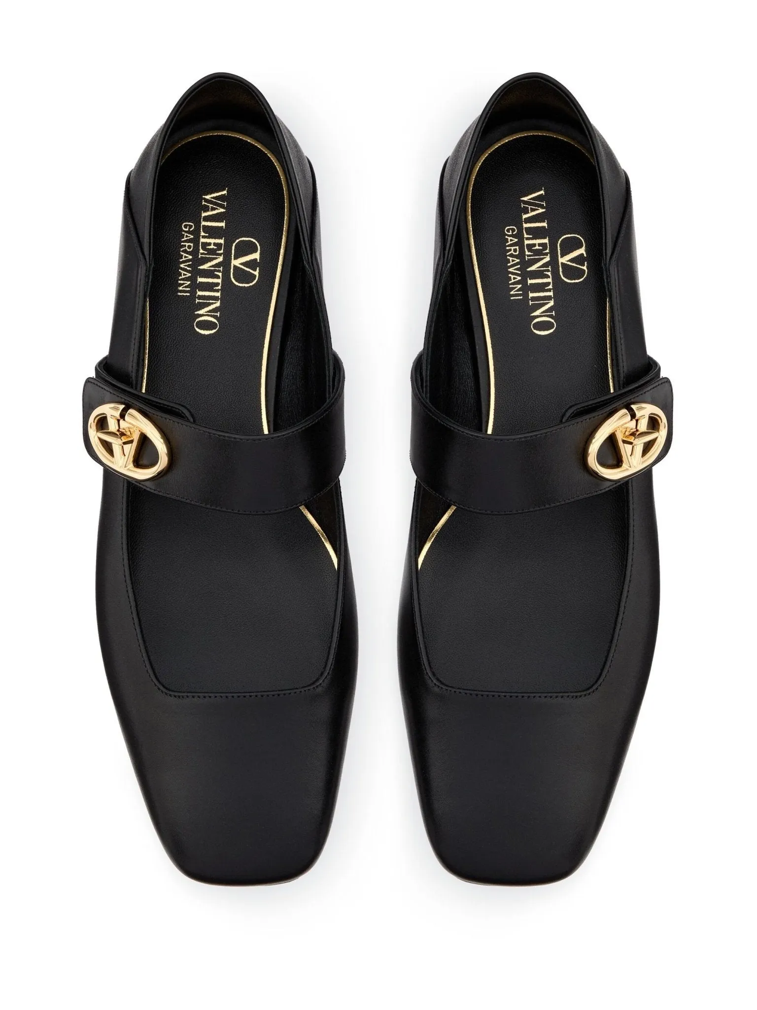 VLogo Moon leather loafers